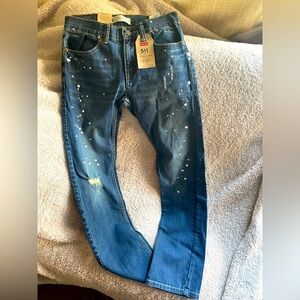 Levi's 511 Slim Fit Stretch Jeans Size 14 27x27. NEW WITH TAGS